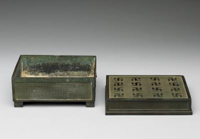 图片[3]-Bronze Rectangular Censer, Attrtibuted to Master Jiang of the Song Dynasty, 17th century, Ming or Qing dynasty-China Archive